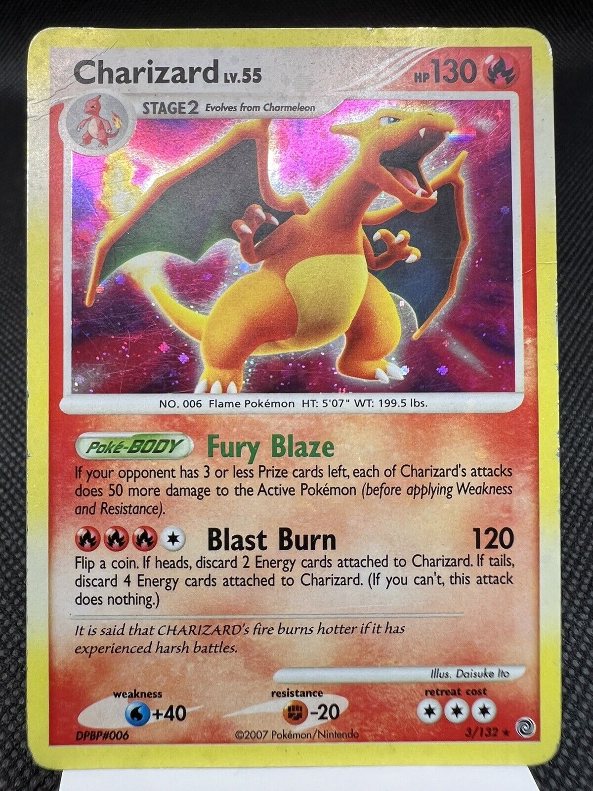 Charizard (3/132), Busca de Cards