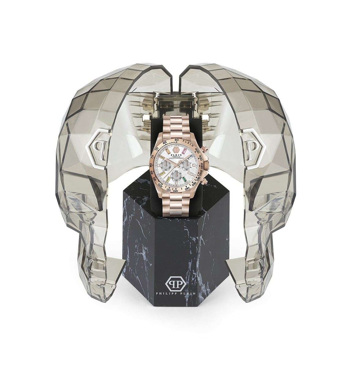 Philipp Plein Rose Gold Womens Chronograph Watch Nobile Lady  display picture 1