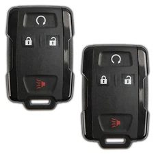 2 Replacement For Chevrolet GMC Remote Key Fob PN 22881480 4 Button M3N32337100