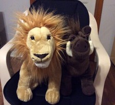 Collectible Build A Bear Disney Lion King Simba  Pumba Plush Bab 18  