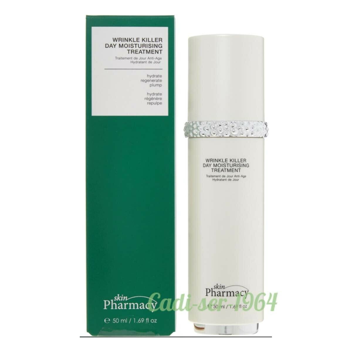 Skin Pharmacy Wrinkle Killer Day Moisturising Face Cream Treatment 50ml NEW