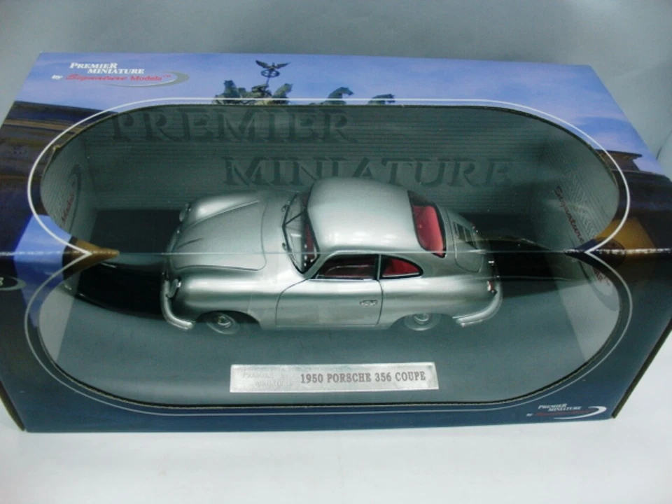 WOW EXTREMELY RARE Porsche 356 Coupe 1950 Silver 1/18 Signature NOT Auto Art/CMC - Image 4 of 4