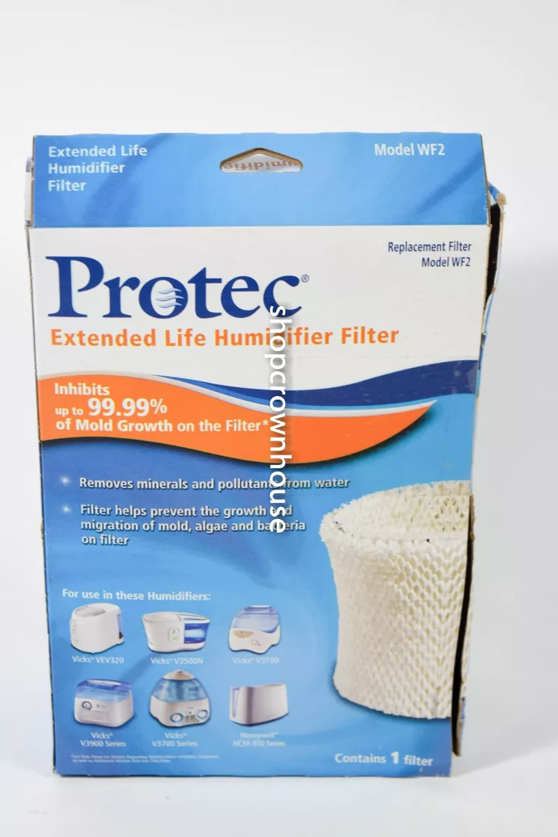 1 box Protec Extended Life Humidifier Filter Model WF2