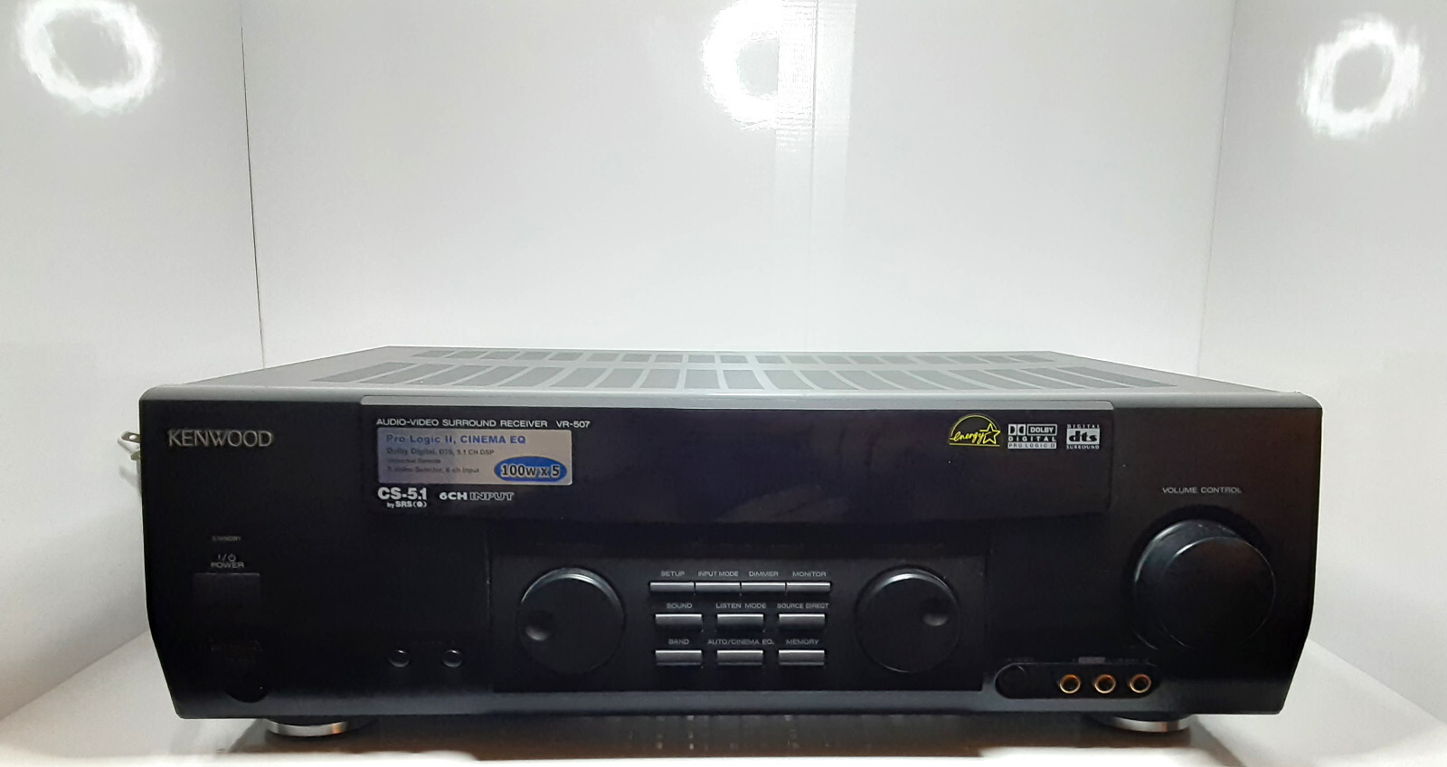 KENWOOD VR507 AudioVideo Surround Receiver Very Clean eBay