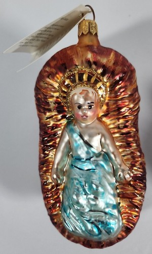 Christopher Radko 1996 "Holy Family" Glass Ornament Set Numbered 7635 With Tags - Picture 5 of 9