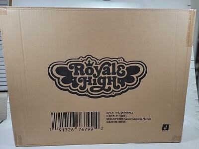     ROYALE HIGH Castle Campus Playset COMPLETE w/ Virtual Code  SHIPS NOW 