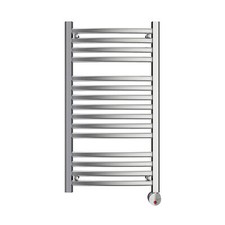 Mr Steam Broadway 20 in. Wall-Mounted Towel Warmer in Brushed Nickel