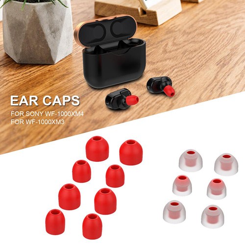 Soft Silicone Ear Caps Tips Replacement for Sony WF-1000XM3 Earphones Ear -qn - Picture 4 of 13
