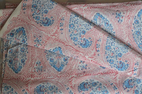 5 Yards Indian Fabric Cotton Handmade Hand Block Fabric Sanganeri Fabric . - Picture 4 of 9