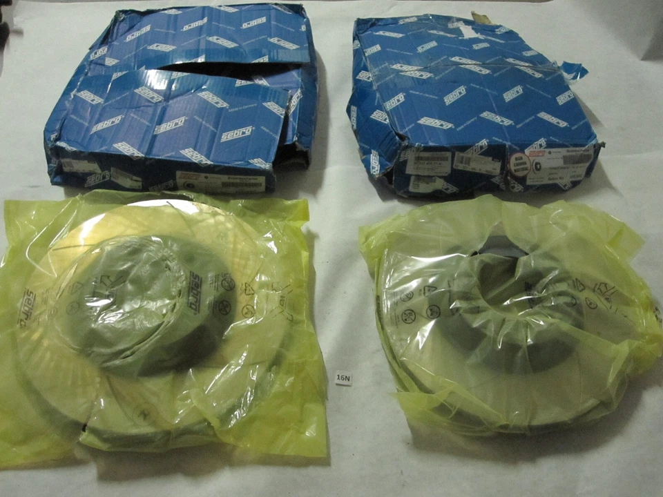 Sebro 前对套装司机和乘客侧盘式制动转子 9735140501 — 第 3/4 张图片