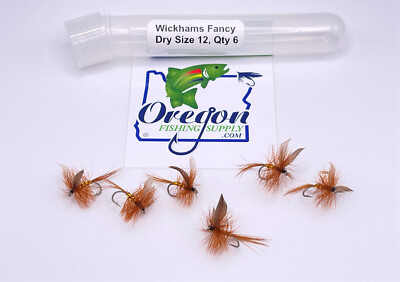 Wickhams Fancy 6ea. Dry Fly & Tube Carrier , Free Ship on Additional Items