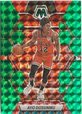 2022-23 Panini Mosaic Ayo Dosunmu Green Prizm SP 