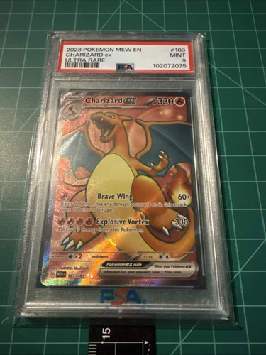 PSA 9 Charizard ex 183/165 Sv: Scarlet & Violet 151 Holo