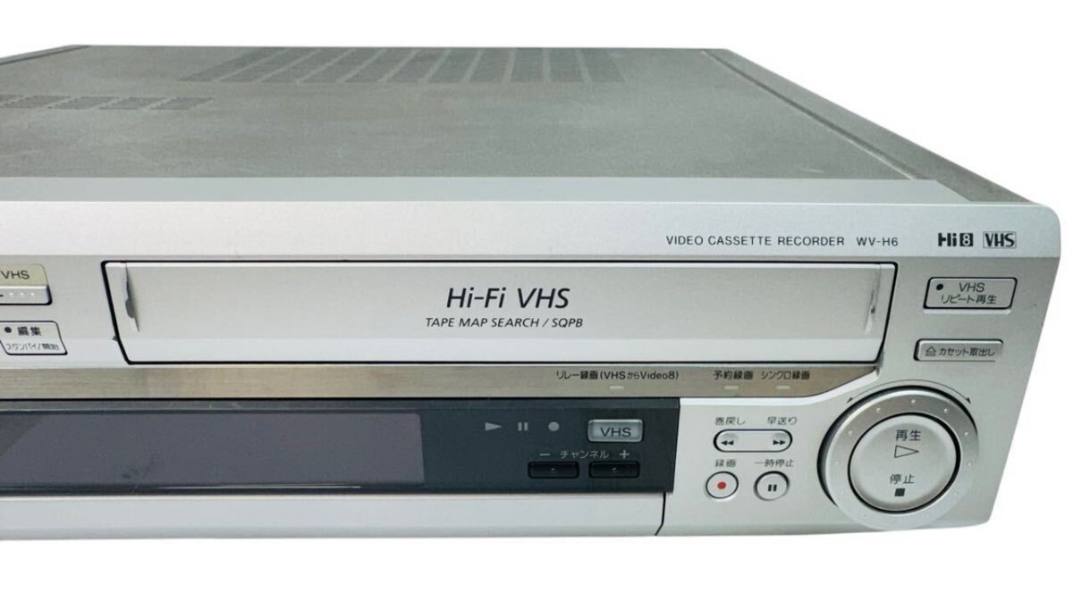 ジャンク SONY Video8/VHSカセットレコーダー WV-H6 ジャンク SONY Video8/VHSカセットレコーダー WV-H6 SONY Video