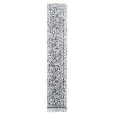 2'7" x 18'1" Gray Hand Knotted Erased Farsian Design Wool/Silk Runner Rug R64559