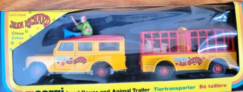 CORGI GIFT SET 30 JEAN RICHARD LAND ROVER & ANIMAL TRAILER NEW OLD STORE STOCK - Picture 2 of 5