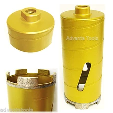 3” Dry Diamond Core Drill Bit for Soft Brick Concrete Block-6" Short Barrel Tube