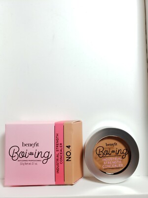 BENEFIT COSMETICS Boi-ing Industrial Strength Concealer Shade 04 Full Size BNIB