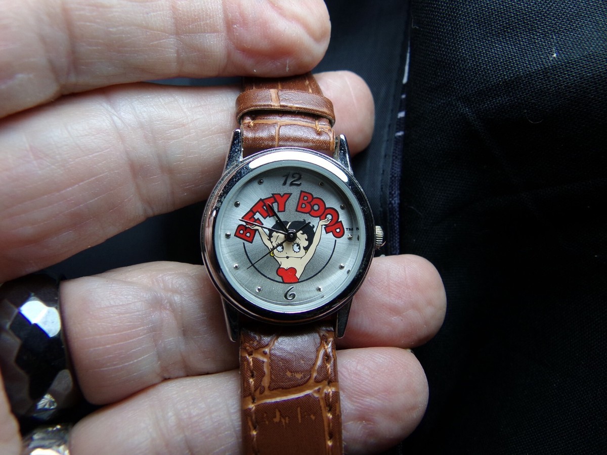 【BEEPBOOP】 CLK Lady's Betty Boop Wristwatch, Valdawn BB5135, Japan movement, new