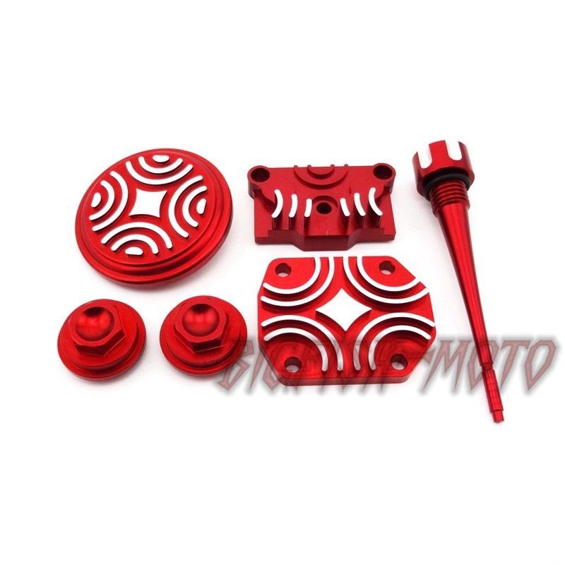 Red Engine Dress Up Kit 50cc 70cc 90cc 110cc 125cc ATV Pit Dirt Bike eBay