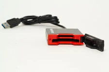 Delkin Devices USB 3.0 Dual Slot SD UHS-II CF Memory Card Reader Black Tested