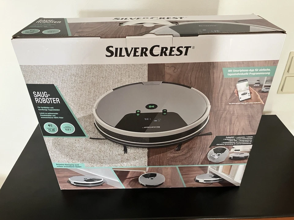 Saugroboter "SilverCrest SSRA1“.Gebraucht.