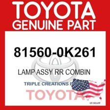 Genuine Toyota 81560-0K261 Lamp Assy Rr Combin 815600K261 OEM