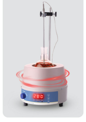 Techtongda 1000ml Electric Digital Heating Mantle with Magnetic Stirrer 110V 