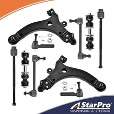 10pc Suspension Kit Control Arm Tie Rod Sway Bar For Chevrolet Buick Pontiac