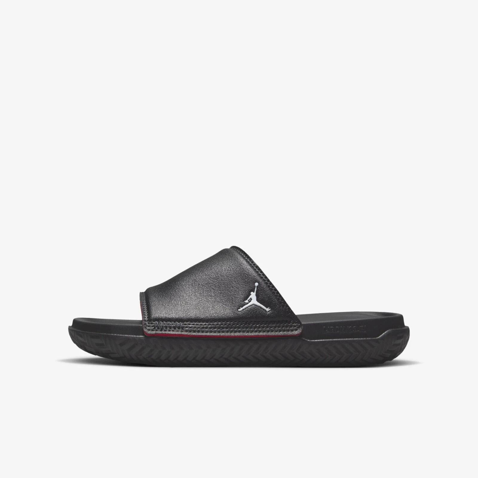 Nike Air Jordan Play Slide nere universitarie rosse grandi bambini taglia 5 anni DN3596 060