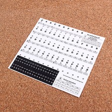 Piano Stickers for 37/49/54/61/88 Key Keyboards Transparent and Removable