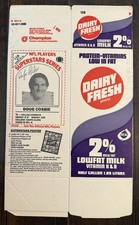Doug Cosbie Cowboys 1986 Dairy Fresh NFL Players Milk Carton #16 Santa Clara