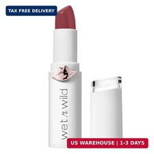 wet n wild Mega Last High-Shine Lipstick Lip Color, Infused with Seed Oils For a