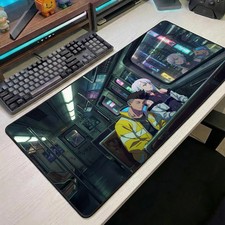 Cyberpunk Anime Mouse Pad Large Desk Mat Anime Couple Mousepad Gaming Desk Mat N