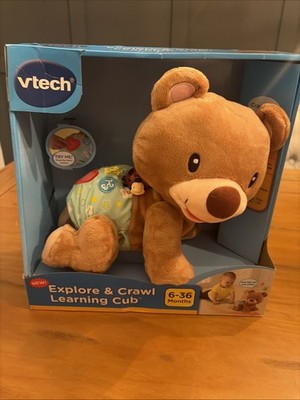 Vtech Explore and Crawl Learning Cub/Bear with Light up Music Plush