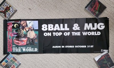 8ball MJG On Top Of The World promo poster 1995 rap promotional