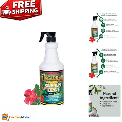 #ad #ad 32oz Ready to Use Clean Leaf Spray Enhances Shine amp; Cleans Leaves Naturally $35.24