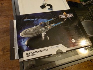 Star Trek Lower Decks USS Archimedes NCC 83002 Fanhome w/Stand & MAG NEW