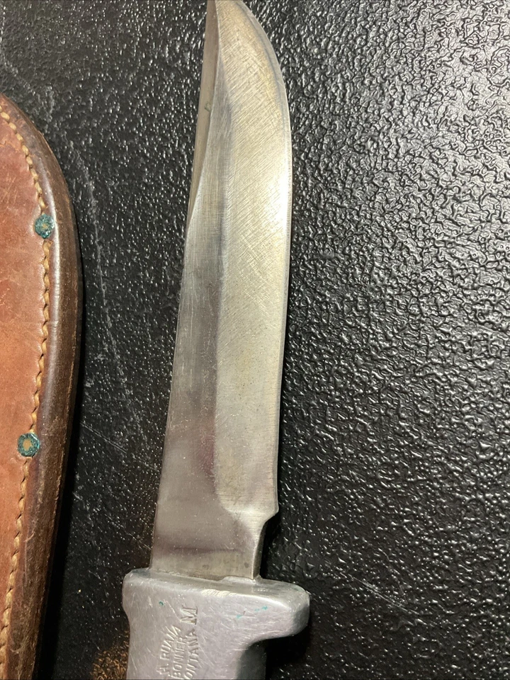 Винтажный охотничий нож R.H. Ruana Bonner Montana M с ножнами Бесплатная доставка - Изображение 3 из 4