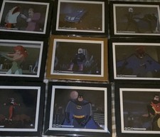 Warner Bros Batman Animated Series Limited Edition Animation Cel COA ( LOT OF 9)