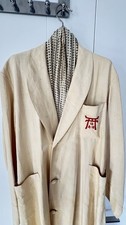 Men's Silk Dressing Gown/Smoking Jacket/Robe/Vintage Casual/Formal/Fluid Drape