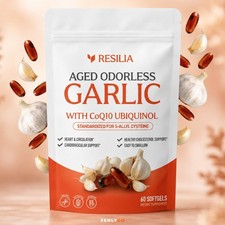 Resilia Garlic Extract 1200mg 60 Count Softge...