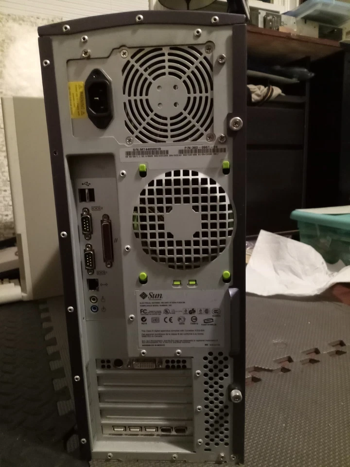 Sun Blade 1500 Rojo 1.06GHZ USIIIi CPU 2GB RAM 80GB IDE. COMO ESTÁ. Foto 4 de 4