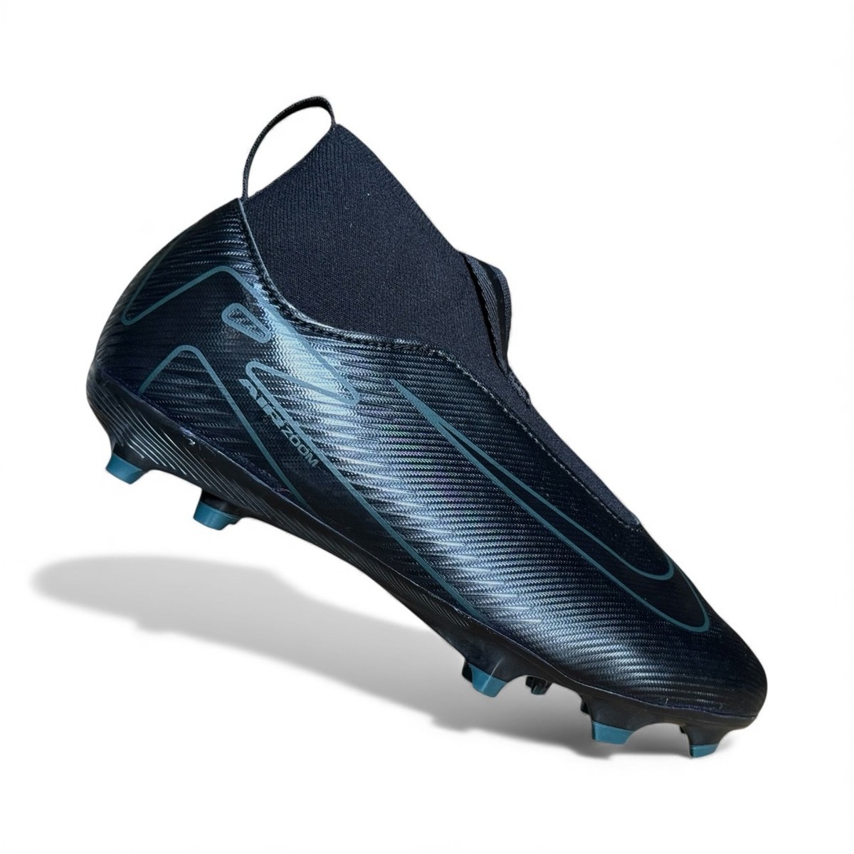 Nike JR ZM Superfly 10 Academy FG MG Soccer Cleats Black Size 1Y