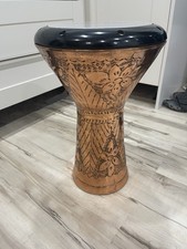 Tamburo Doumbek in rame Medio Oriente made in Turkey design vintage inciso a mano