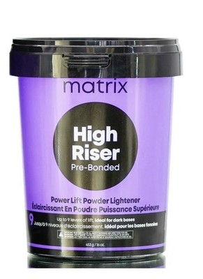 Matrix High Riser Pre-Bonded Powder Hair Lightener Purple 16 oz