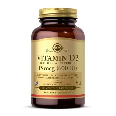 Vitamin D3 (Cholecalciferol) 120 V Caps 600 IU