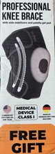 Dr. Brace Professional Knee Brace XL with Patella Gel Pad and Side Stabilizers