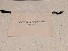 Victoria Beckham Beauty Ecru Colour Drawstring Dust Bag Pouch 21 x 15.5cms NEW