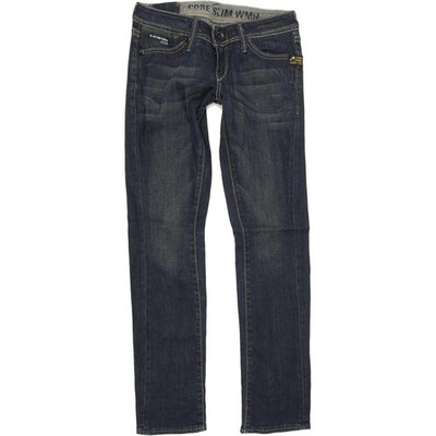G-Star Core Damen Jeans blau Skinny Slim Stretch W28 L31 (71333)